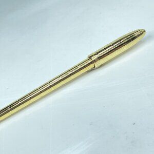 Louis Vuitton Stylo Agenda GM Gold-Tone Ballpoint Pen Vintage (blue ink) SS155